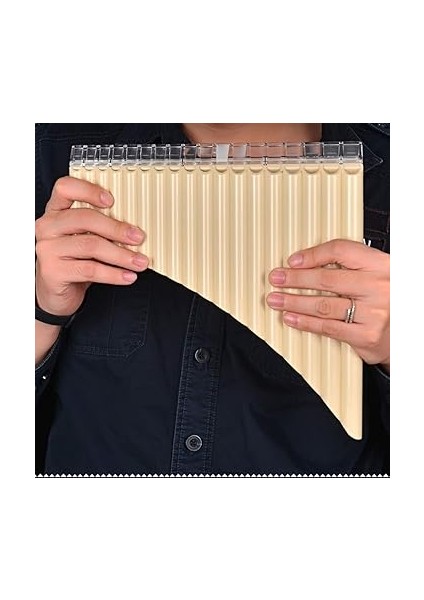 Yeni Başlayanlar Için Ağızlık ile 18 Boru Pan Flüt Panpipes C Anahtar Pan Borular indirimleri