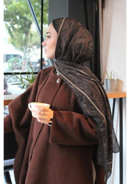 Vintage Acı Kahve Nilla Pamuklu Şal fiyatları
