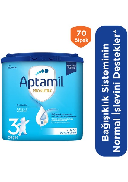 4 Adet Aptamil Pronutra 3 Devam Sütü 350 G fiyatları