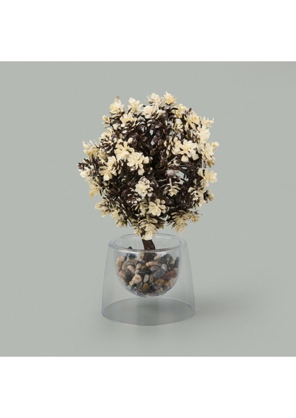 Dekor Yapay Top Ağaç - Asorti - 20X15 cm