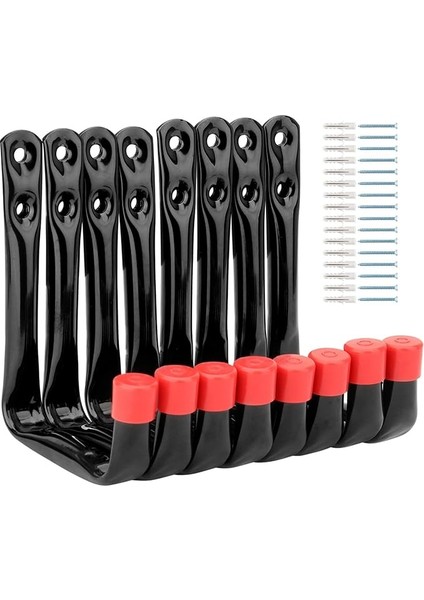 Yüksek Performanslı Garaj Saklama Kancası, Garaj Duvarı Için 9 cm Yardımcı Kanca, 8 Adet Bahçe Aleti Düzenleyici