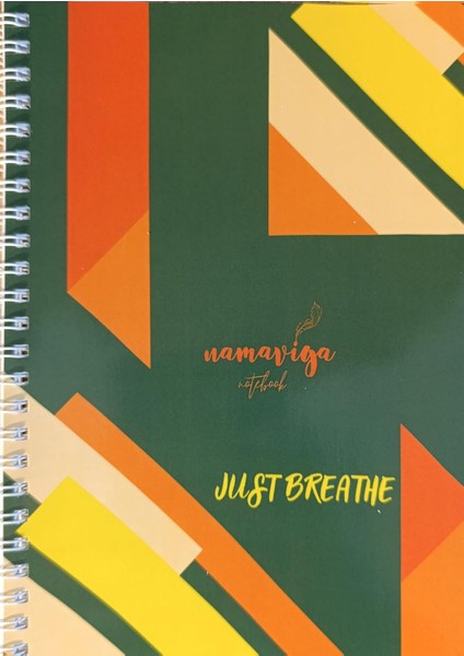 Spiralli Okul Defteri 100 Sayfa-Çizgisiz (Yeşil)