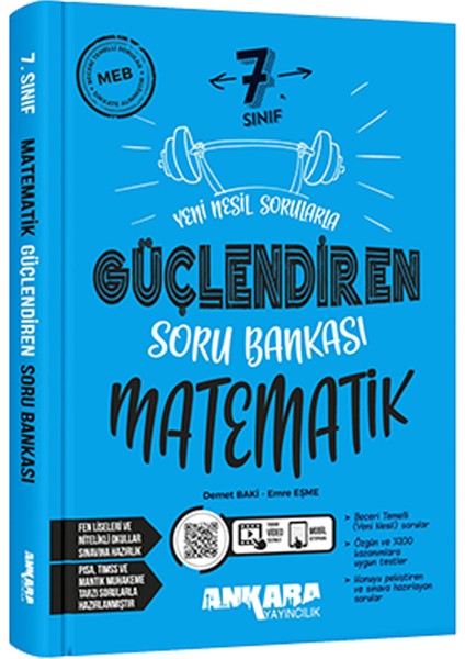 7.sınıf Güçlendiren Matematik Soru Bankası (Güncel Marif Model) fiyatları