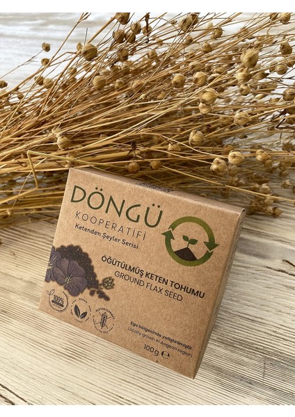 Döngü Kooperatifi %100 Yerli Doğal Öğütülmüş Keten Tohumu