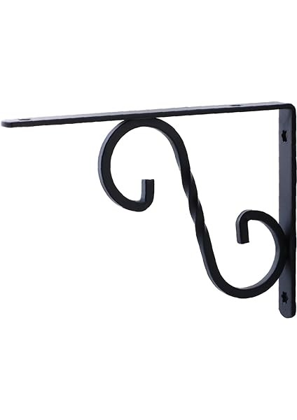 Raf Altı Raf Tutucu Ayak Ferforje Siyah 150X110 mm 2 Adet fırsatları