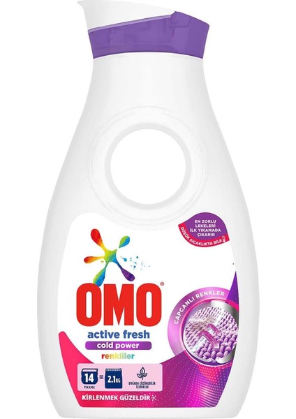 Omo Çamaşır Deterjanı Active Beyazlar ve Renkliler Için 910 ml 14 Yıkama fiyatları