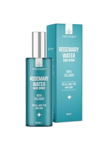 Naturagen Collagen Rosemarry Water Hair Spray With Collagen 100ML