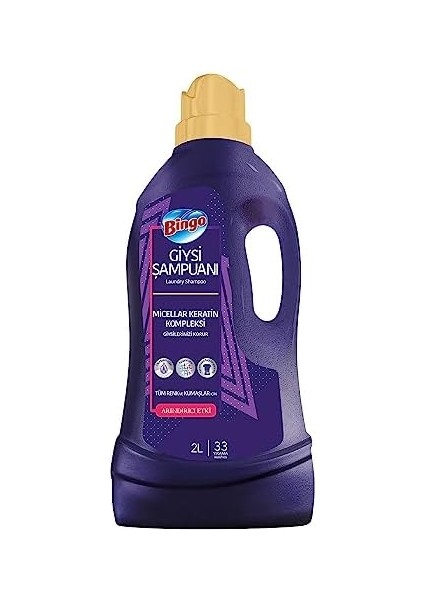 Bingo Giysi Şampuanı Arındırıcı Etki 2 L