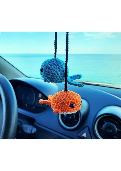 Küçük Balinalar, Oto Dikiz Aynası Aksesuarı, El Yapımı Araba Süsü