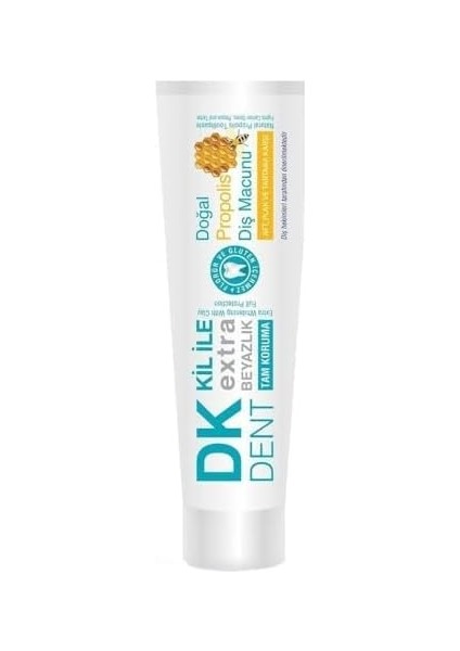 Dkdent Propolis Florürsüz Doğal Diş Macunu 75 ml