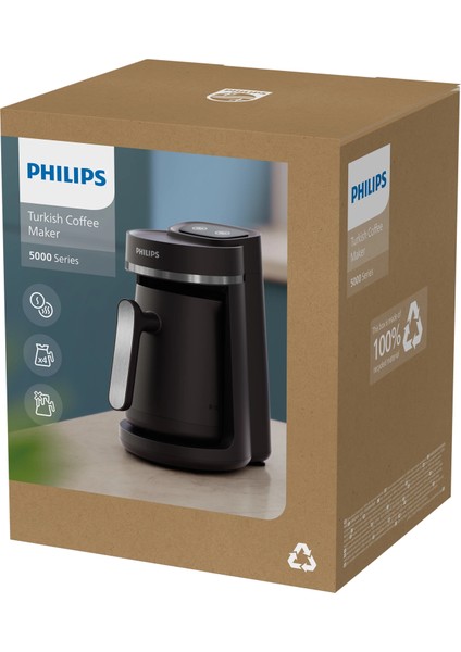 2200W 5000 Serisi Izgara ve Tost Makinesi+Türk Kahve Makinesi + Çay Makinesi 1700W + Smotie Blendır Philips Süper Set