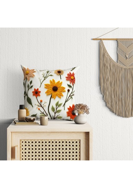 2 Li Kombin Punch Işlemeli Nakış Desen Dijital Baskılı Kırlent Kılıfı modelleri