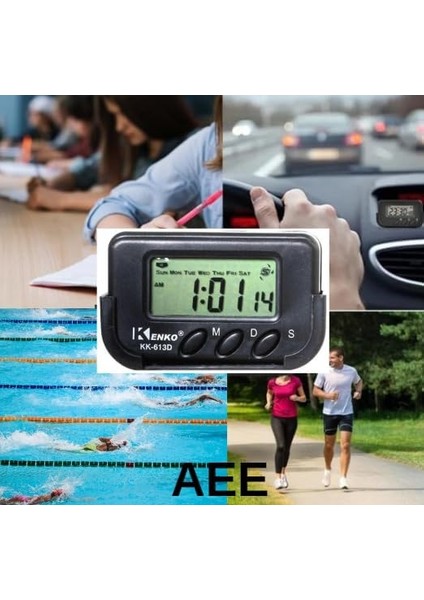 Adet Dijital Küçük Masa-Araba Saati-Alarm-Kronometre Öğrenci Saati Kronometreli Pomodoro Ders Çalışma Saati fiyatları