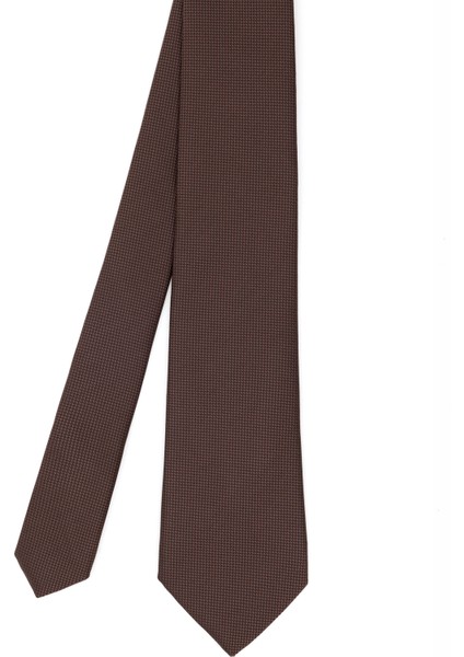 Erkek Kahverengi Mikro Desenli Kravat 50317161-400 modelleri