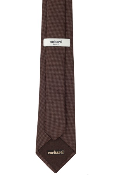 Erkek Kahverengi Mikro Desenli Kravat 50317161-400 fırsatları