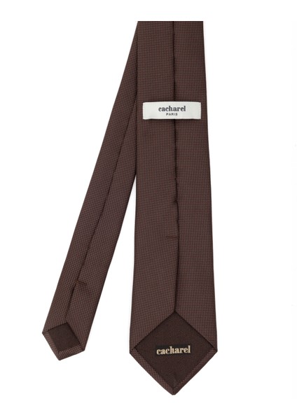 Erkek Kahverengi Mikro Desenli Kravat 50317161-400 indirimleri