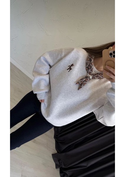 Nakış ve Fular Detaylı Sweat fiyatları