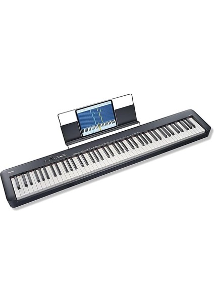 CDP-S110BK Dijital Piyano, 88 Ağırlıklı Tuşlu, Siyah