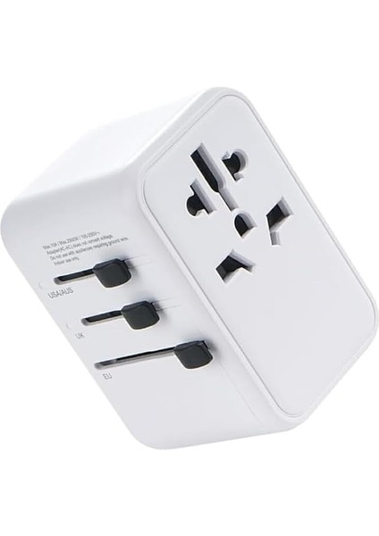 35W 3in1 Type-C Çok Yönlü Şarj Adaptörü Universal Evrensel Seyahat Charge Station