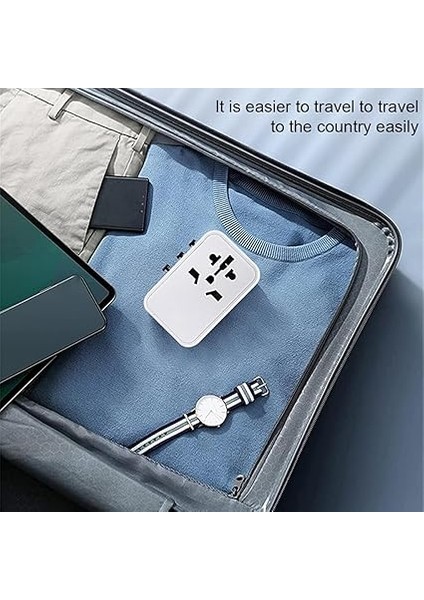 35W 3in1 Type-C Çok Yönlü Şarj Adaptörü Universal Evrensel Seyahat Charge Station modelleri