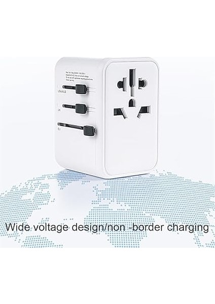 35W 3in1 Type-C Çok Yönlü Şarj Adaptörü Universal Evrensel Seyahat Charge Station indirimleri