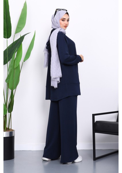 Lacivert Kapşonlu Tunik Pantolonlu Takım fırsatları