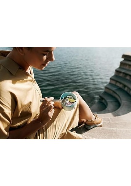 - 3 Parçalı Ellipse Çatal Bıçak Takımı - Yolculuk Için Seyahat Kılıflı Set - Bıçak, Çatal ve Kaşık - Paslanmaz Çelik - Nordic Blue fırsatları