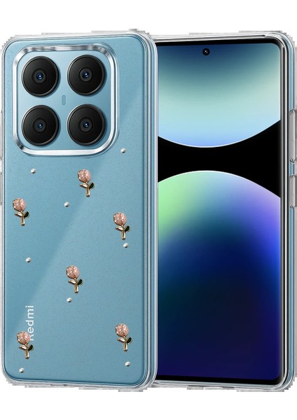 Xiaomi Redmi Note 14 Pro 4g Fiyonk Desenli Kapak - Desen 5-(5796) - N506J865-M56506 modelleri