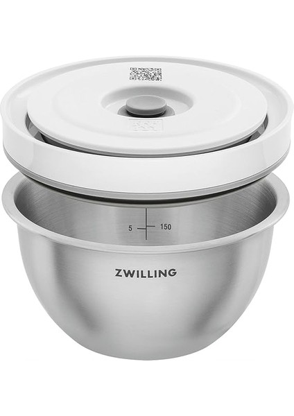 Fresh & Save Bowls Vakumlu Saklama Kabı, S, 12 Santimetre, Paslanmaz Çelik, Metalik Gri fiyatları