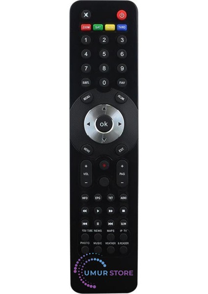 Hd Youtube'li Uydu Alıcı Kumandası