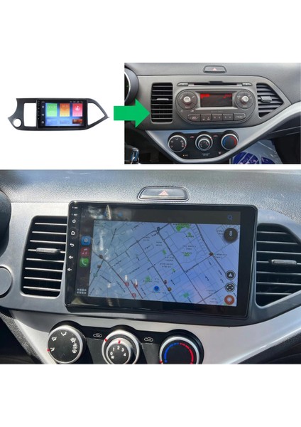 Kia Picanto Android Multimedya Sistemi 2-32 For-X (2011-2016)