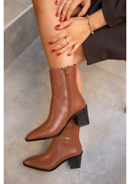 Chen Taba Küt Burun Topuklu Bot modelleri