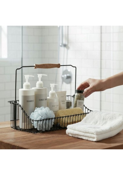 Technow Vip Ahmet VP-168 20*30 cm Mutfak Banyo Ferforje Metal Sepet modelleri