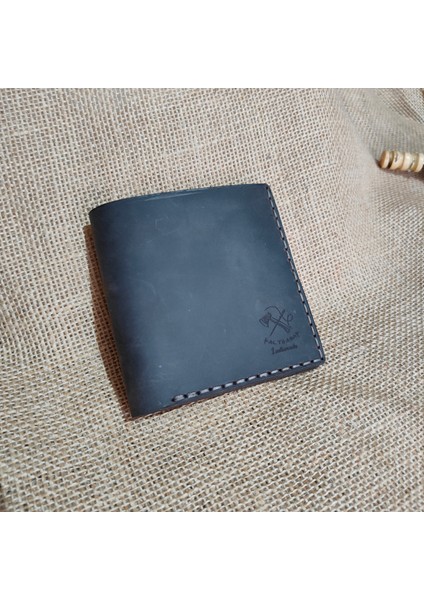 Qilin El Yapımı Hakiki Deri Klasik Cüzdan