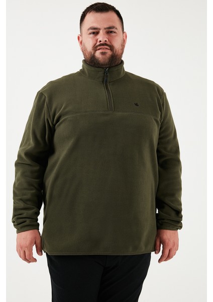 Regular Fit Anti-Pilling Büyük Beden Dik Yaka Kışlık Şardonlu 2'li Paket Polar Erkek Polar 5906001BS2 fiyatları