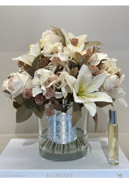 Yapay Güllü Lüx Vazo No:2