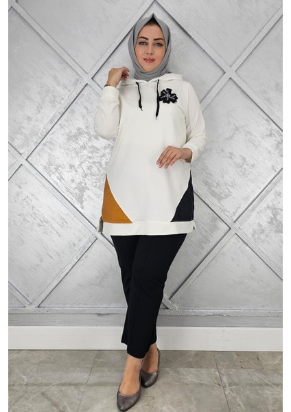 Kadın Kombinli Kapüşonlu Tesettür Tunik modelleri