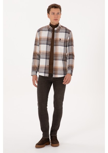 Erkek Gömlek Desenli 50308217-VR233 fırsatları