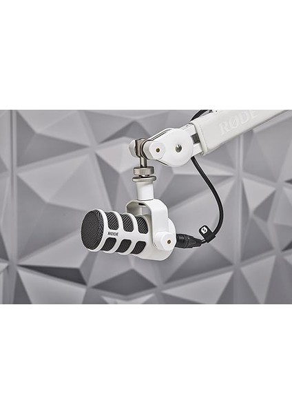 Podmic, Profesyonel Dinamik Podcast Mikrofon, Beyaz indirimleri