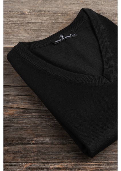 V Yaka Battal (Büyük Boy) Yünlü Kolsuz Triko Süveter fiyatları