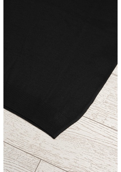 V Yaka Battal (Büyük Boy) Yünlü Kolsuz Triko Süveter fırsatları