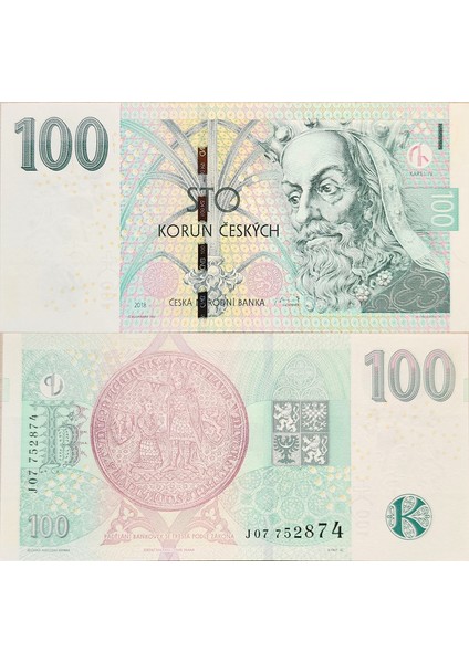 Çekya 100 Koruna 2018 Çil.
