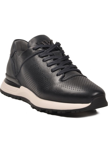 Lacivert Hakiki Deri Erkek Günlük Ayakkabı M217 M