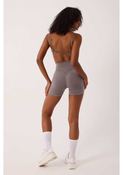 Aura Spor Şort Yüksek Bel Esnek Şekillendirici ve Toparlayıcı Seamless Tayt Kısa Şort fiyatları