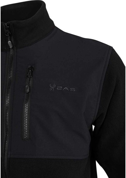 Cliff Erkek Parçalı Ince Polar Sweatshirt Siyah fiyatları