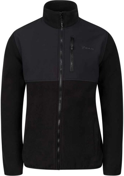 Cliff Erkek Parçalı Ince Polar Sweatshirt Siyah