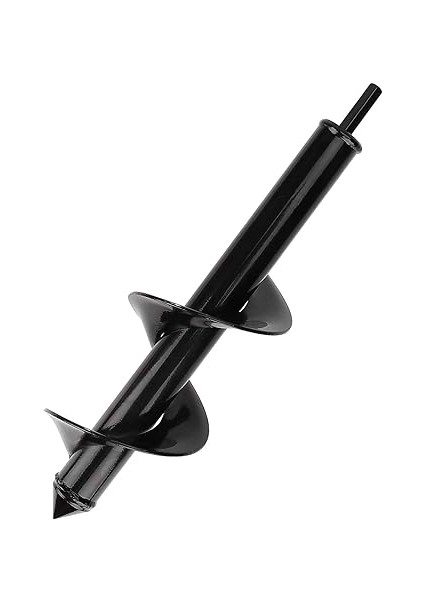 Salyangozları Spiral Matkap Ucu, El Matkabı, Toprak Burgusu, Kazık Deliği, Zaman Kazandıran Delik Açıcı, Bitki Tarhı, Ampul, Fide Dikimi Için Kazma Aleti (8 x 30 Cm)