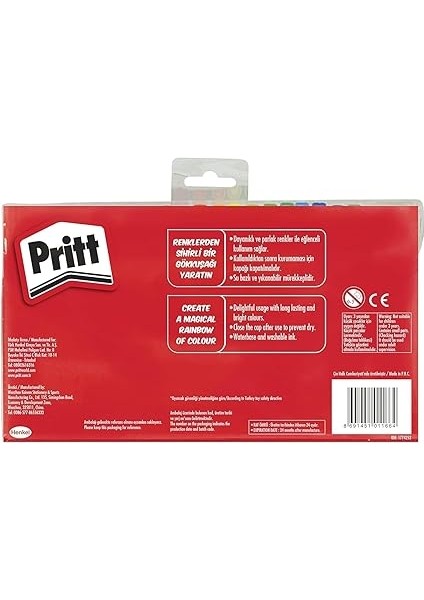 Keçeli Kalemler, Çocuk Dostu Zararsız Boya, Su Bazlı Renkli Kalem, Silinebilir Boya Kalemi, Dayanıklı Kırtasiye Malzemesi, 24 Renkli Paket fiyatları