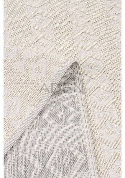 Koza Pamuk Dokuma Halı |kaymaz Tabanlı | Makinede Yıkanabilir Modern Halı | Salon, Kilim |KREM|KZA01 modelleri