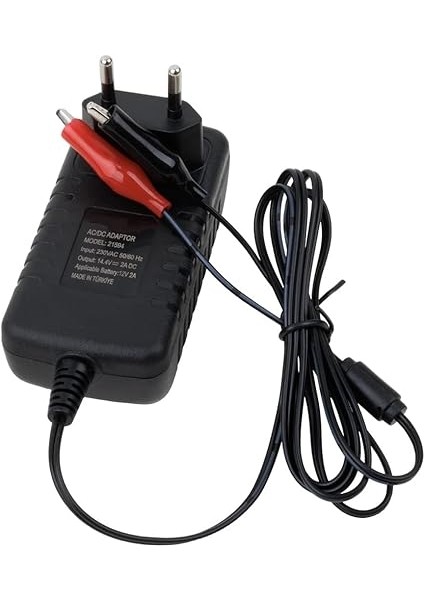 Akü Şarj Cihazı 3 ile 12 Amper Arasında Oyuncak Araba, Kuru, Asitli Sulu, Jel, Motor ve Motosiklet Aküleri Için Uygundur (2 Amper) modelleri